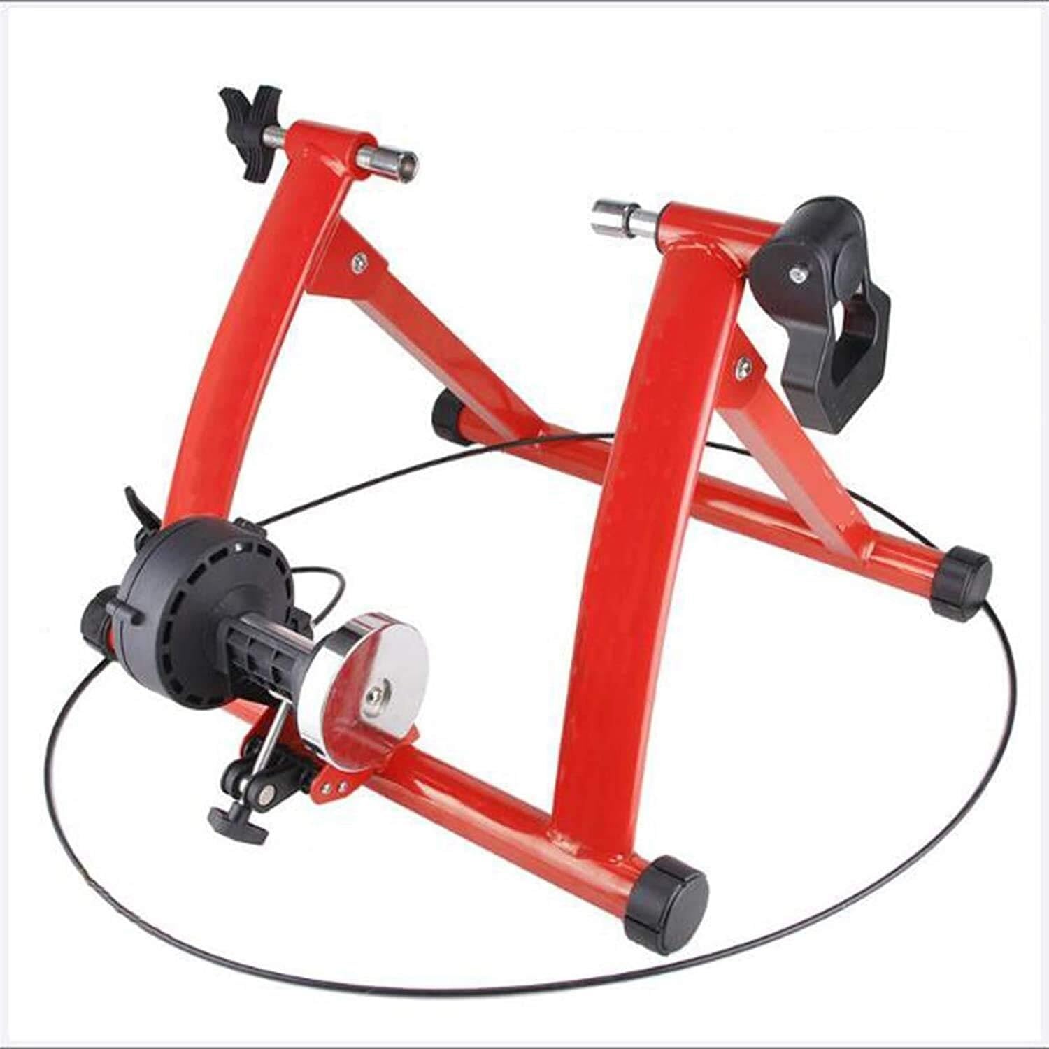 Bicycle Turbo Trainer Indoor Exercise Bike Trainer,Home Bicycle Trainer Stand with 6 Speed Magnetic Resistance