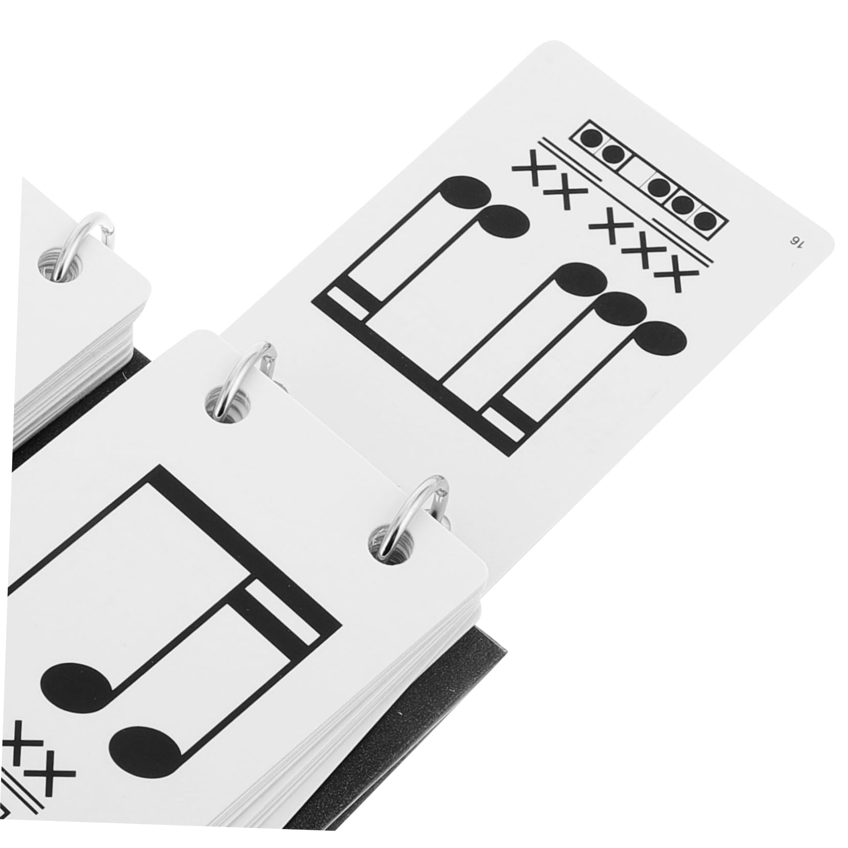 Rhythm Training Karte Musik-lernkarten Noten Lernen Sichtlesen Übungskarten Für Anfänger Musikstudenten Vielseitig Tragbar Langlebig Einfache Reinigung