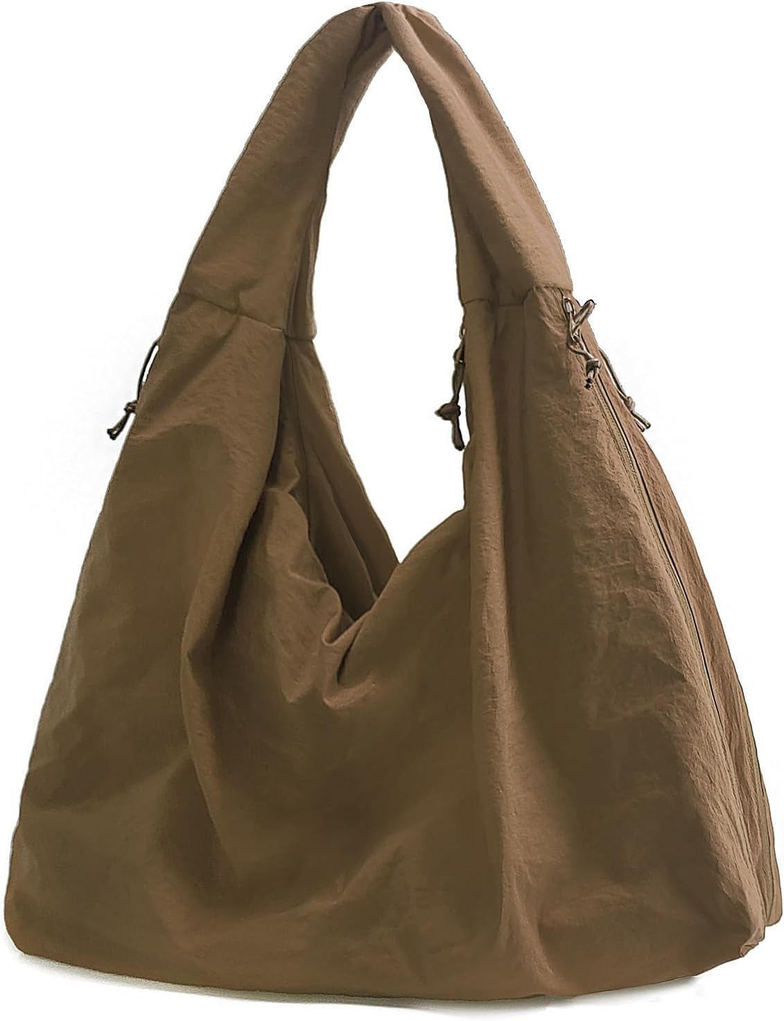 Large Nylon Hobo Bag Women Crescent Shoulder Bag Vintage Tote Bag Casual Shopper Handbag for Women