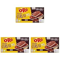 Oro Vitasnella, Cereal Yo On Cacao, Biscotti Ai Cereali E Al Cacao Magro Con Ripieno Morbido Di Yogurt, Fonte Di Fibre E Magnesio, 253g (contiene 5 Monoporzioni Da 50,6g) (Confezione da 3)