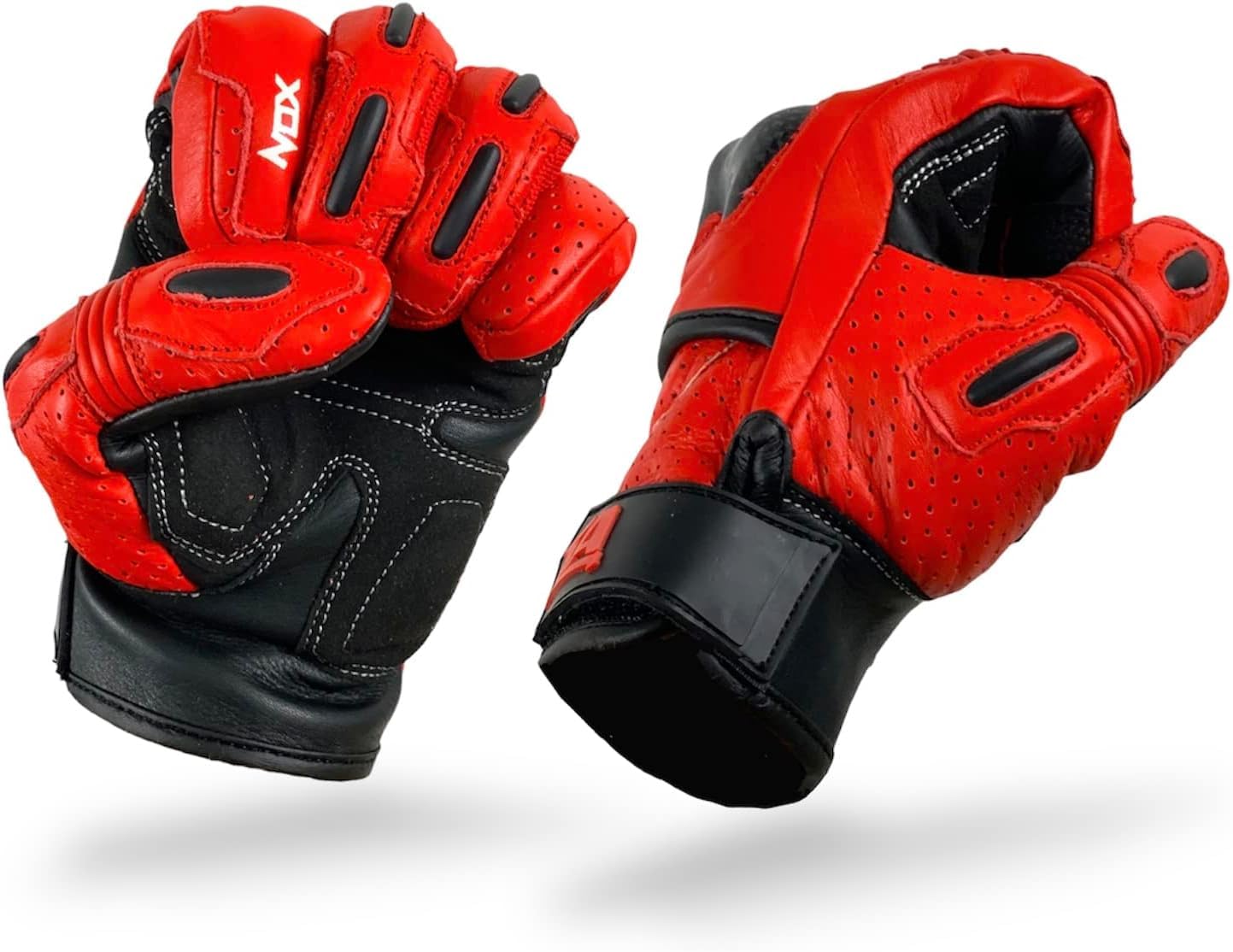 TLA NOX Skórzane rękawice motocyklowe, ochraniacze na kostki, homologowane CE, krótki mankiet, 2XS-5XL mężczyźni, kobiety. Rękawica motocyklowa, skuter, ekran dotykowy, lato, przejściowa, oddychająca