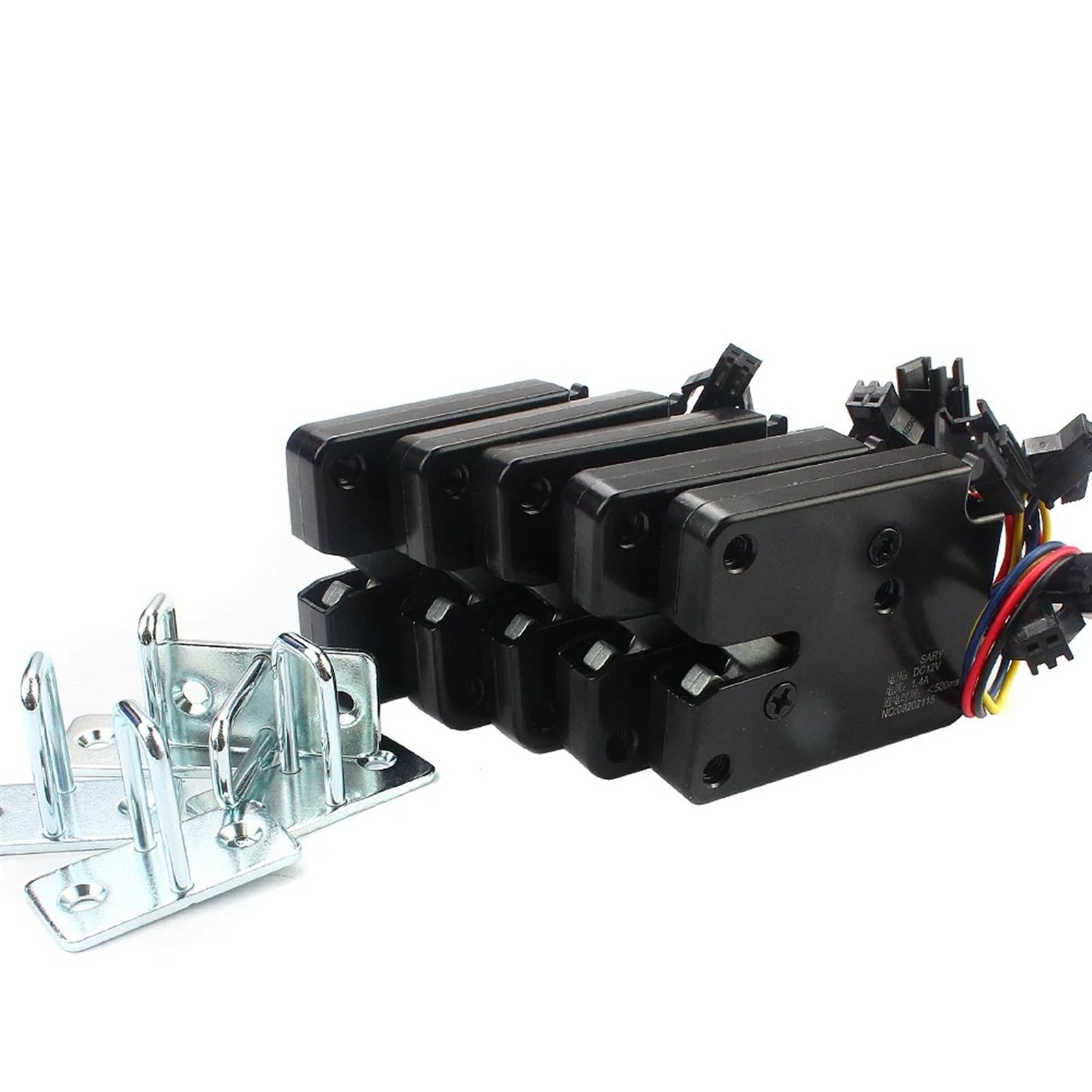 5-częściowy zamek elektroniczny do małych drzwi szafki DC3v5v12v automat zamek do drzwi elektryczny zamek sterujący mini zamek do szuflady (DC24V-5 szt.)