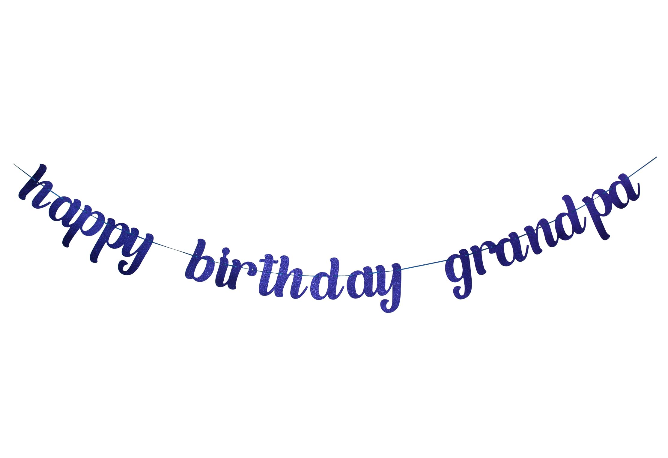 zxyxka Happy Birthday Grandpa Banner, Father's Day Party Supplies, Grandpa's Birthday Party Supplies Family Photo Props