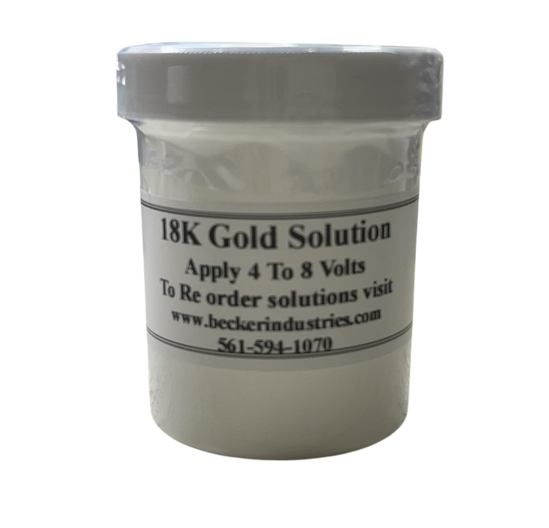18K Gold Plating Solution, 18K Electroplating Solution, Immersion Plating Gold Solution, 4oz