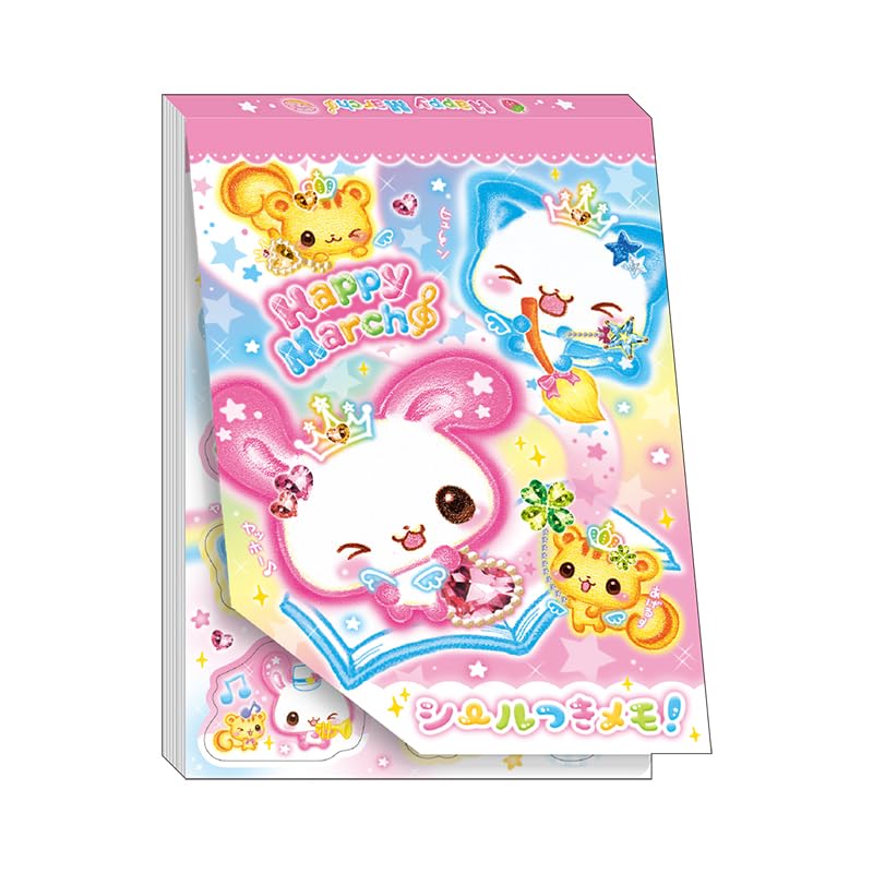 Amazon.co.jp: カミオジャパン メモ A6 シール付きメモ 平成ファンシー