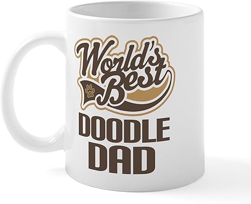 CafePress Doodle Dad Mug Taza de café de cerámica de 11 oz (11.0 fl oz)