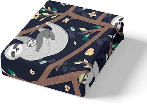 Miniatura 6 de Feelyou Juego de edredón lindo de perezoso, juego de ropa de cama con estampado de perezoso de dibujos animados, ropa de cama de perezoso, regalo de