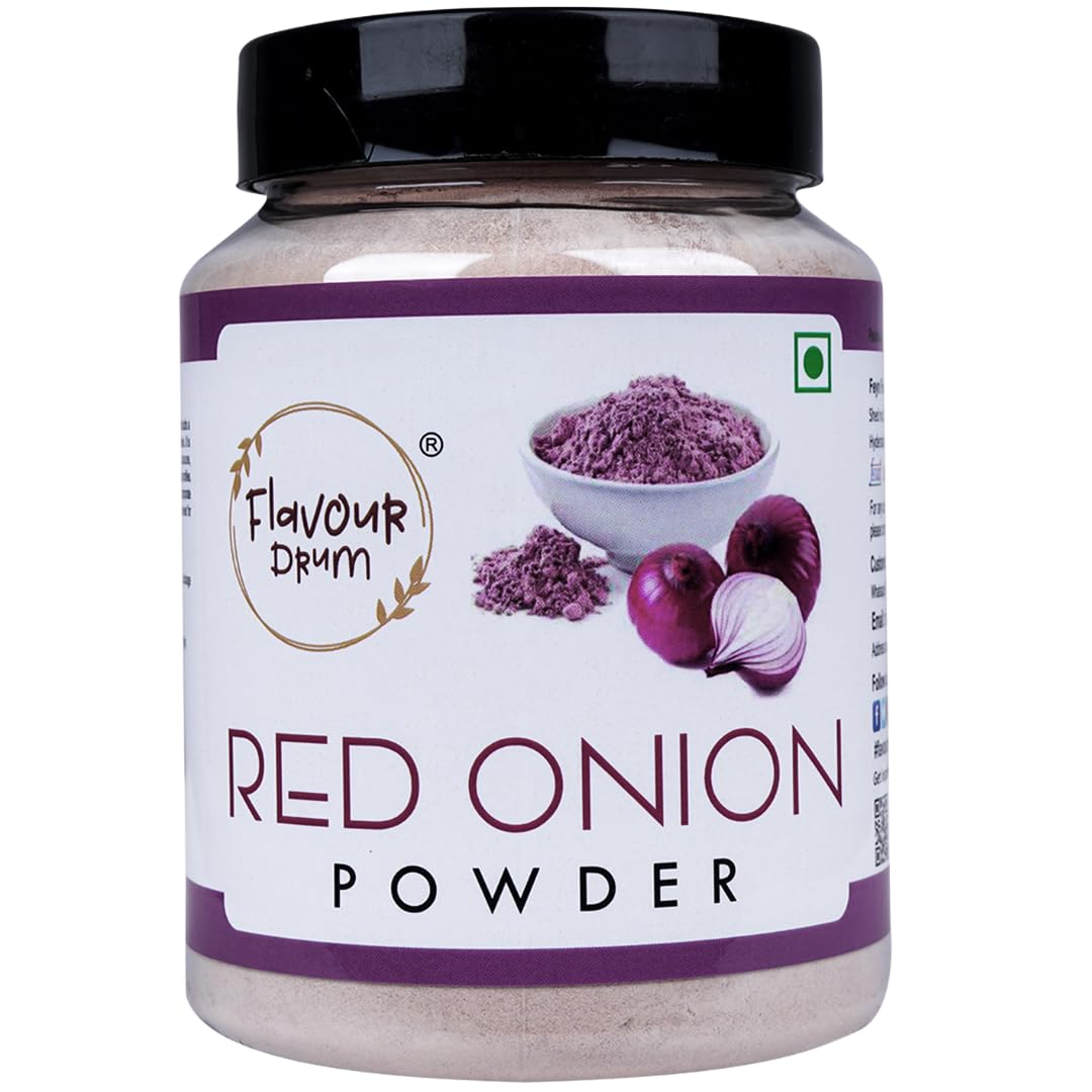Flavour Drum Red Onion Powder 200g (7oz) – Flavorful Onion Powder for Seasoning & Cooking