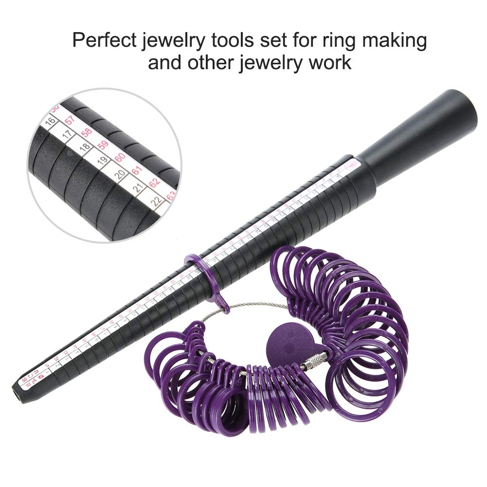 Ring Sizer, Finger Gauge, Economical Jewelry Measuring Finger Measure Tool for Wedding Rings