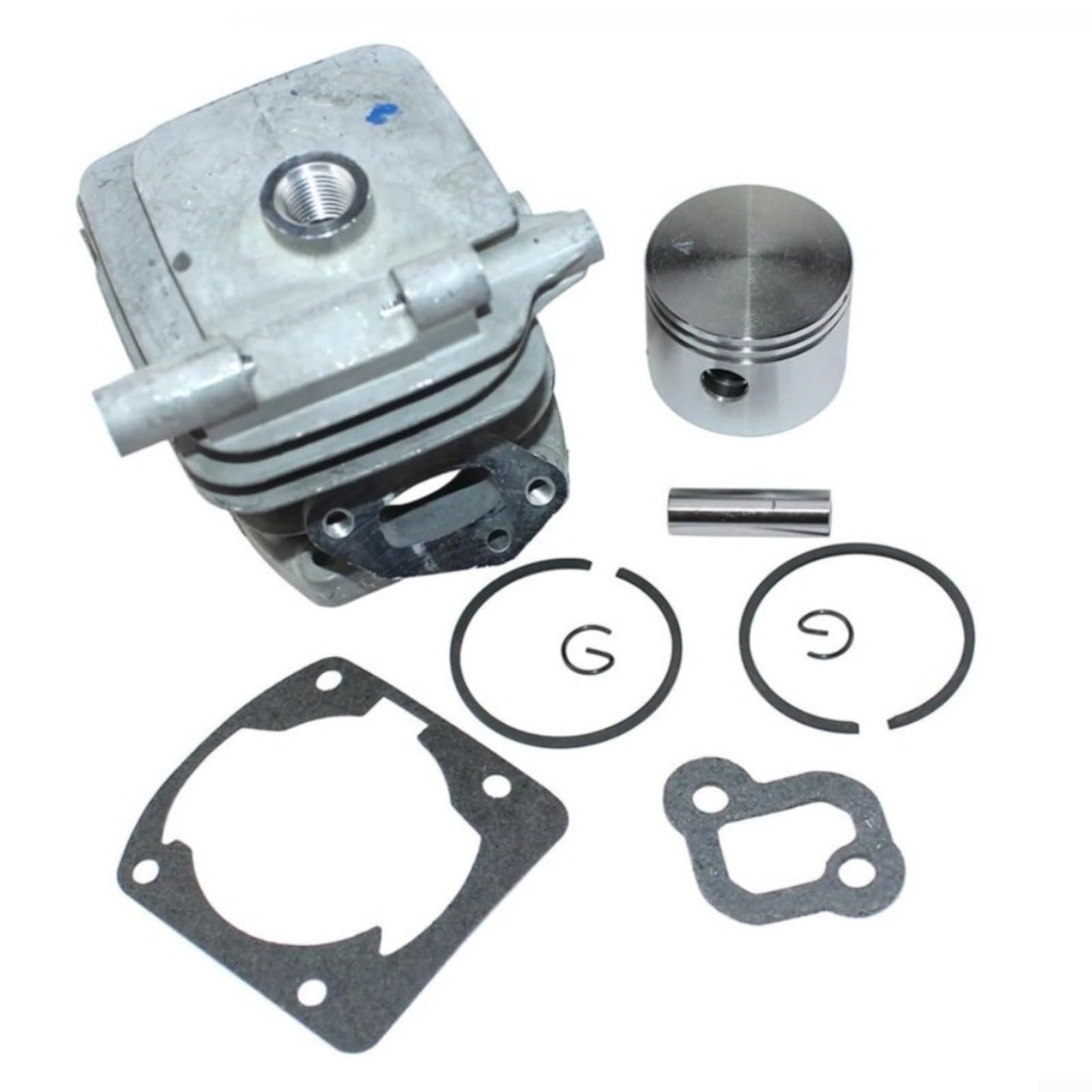 Kit di Riparazione Cilindro E Pistone Con 2 Guarnizioni In Metallo Per Sega Echo CS-2511/CS-2511P/CS-2511PN/CS-2511T/CS-2511TN/CS-2511TES