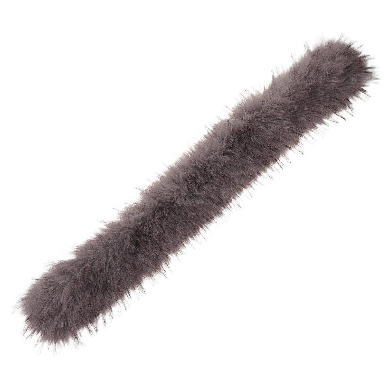 Bufanda acogedora para niñas y cuello falso de imitación peluda de 75 cm 8