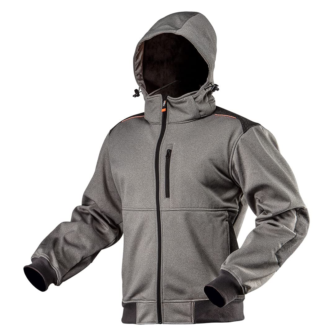 Kurtka softshellowa, szara, zimowa, wodoszczelna, softshell, kurtka rekreacyjna, outdoorowa, kurtka ochronna, kurtka turystyczna