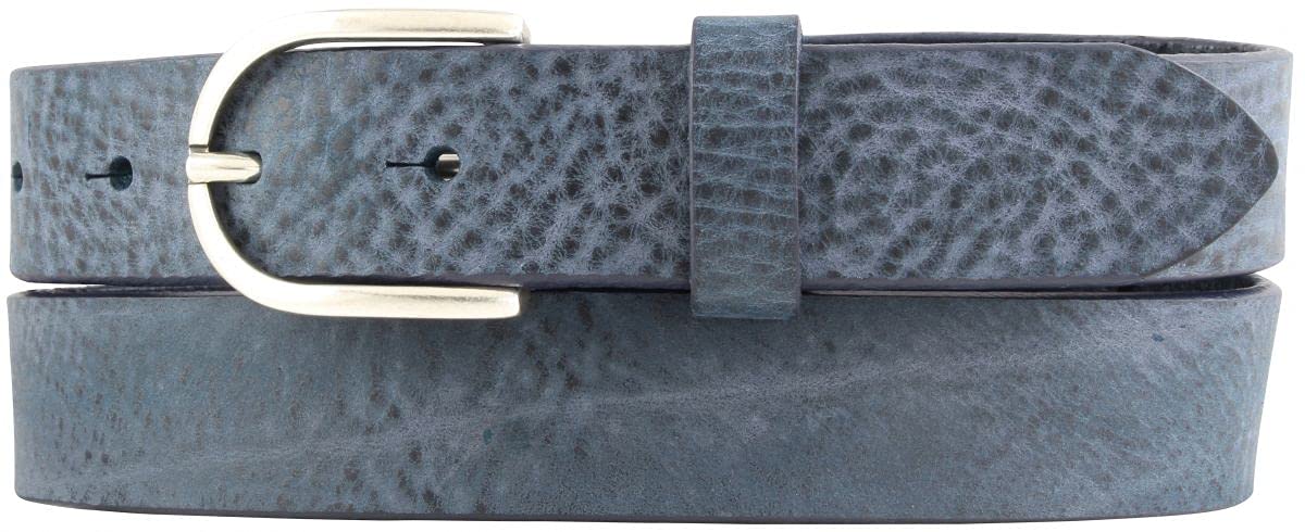 BELTINGER Kinder-Gürtel aus weichem Vollrindleder Vintage-Look 3 cm | Ledergürtel für Mädchen 30mm | Schmaler Gürtel Used-Look