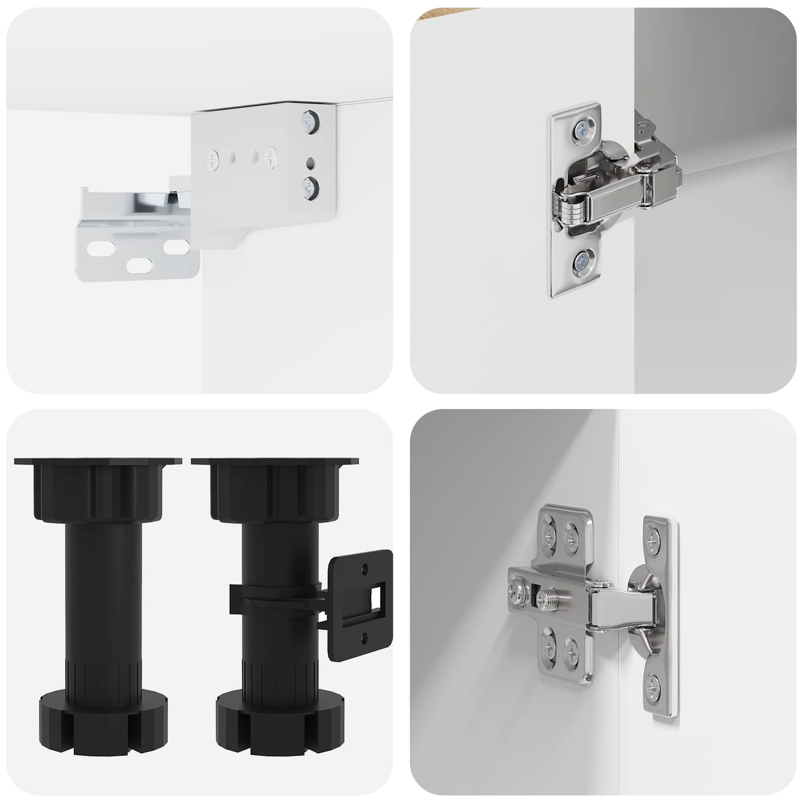 8-teilige Küchenzeile Kalmar, Moderne Einbauküche und Küchenschrank Set, Komplettküche aus robustem Holzwerkstoff für viel Stauraum, Artisan-Eiche Nachbildung