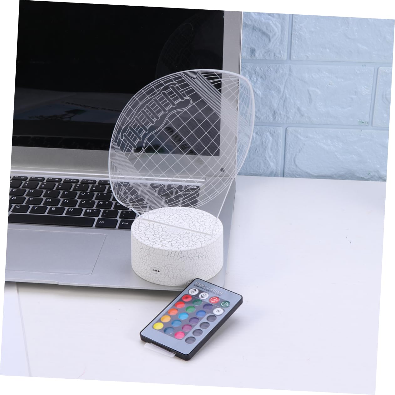 GWJKG Touch Night Light Table Lamp with USB Charging - Football Kids Room Decor