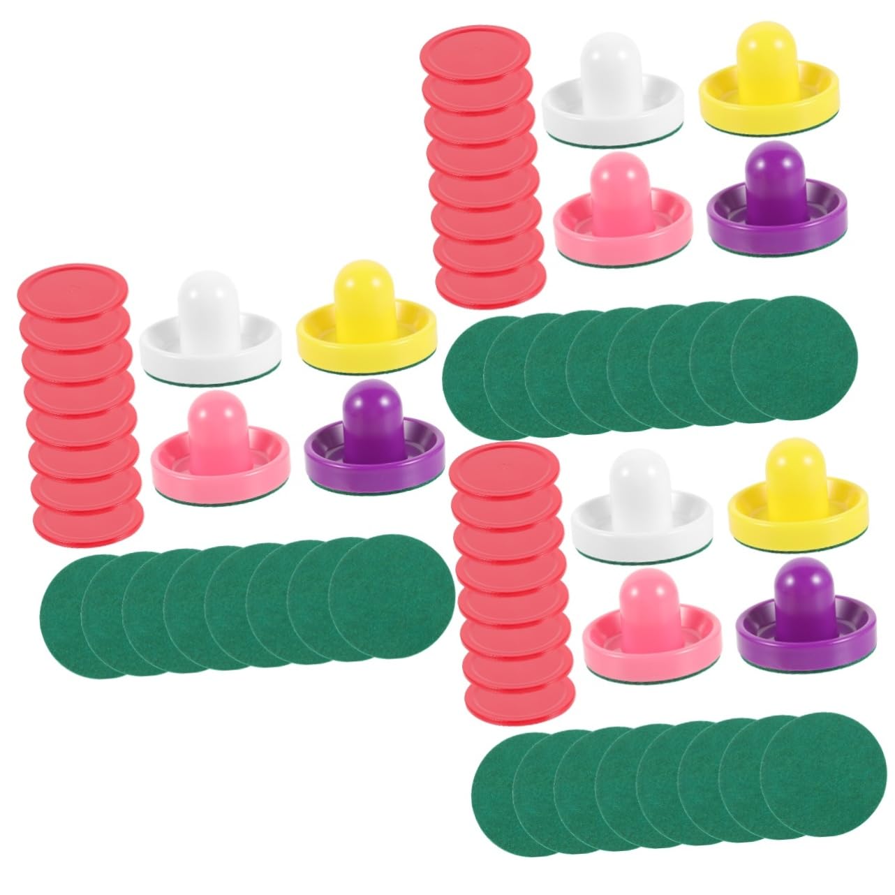ibasenice accessori per hockey sostituzione hockey su ghiaccio aria arredamento da hockey tavolo da air hockey mini Accessori per tabelle di gioco giocattoli da hockey addominali