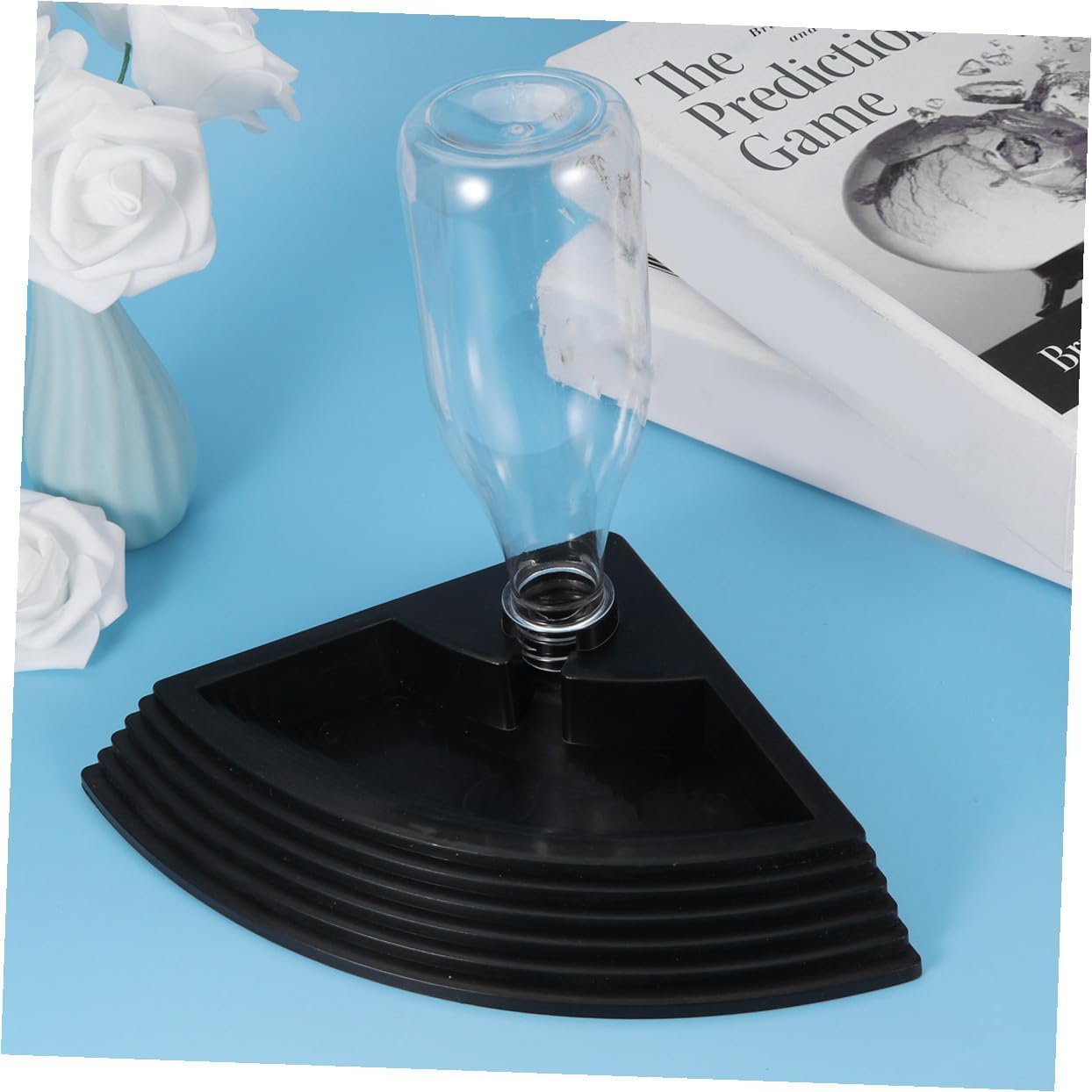 FOMIYES 3pcs Triangle Automatic Drinking Fountain for Reptiles Self Waterer Feeder for Turtles Lizards and Crabs Black Effortless Water Supply for Crawlers