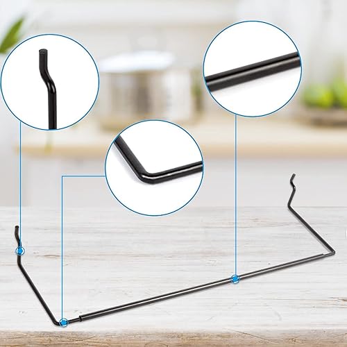 Miniatura 5 de Paquete de 2 soportes para toallas de tablero de clavijas para toallas de papel, toallas de cocina, calcomanías, cintas, gran organizador de tablero