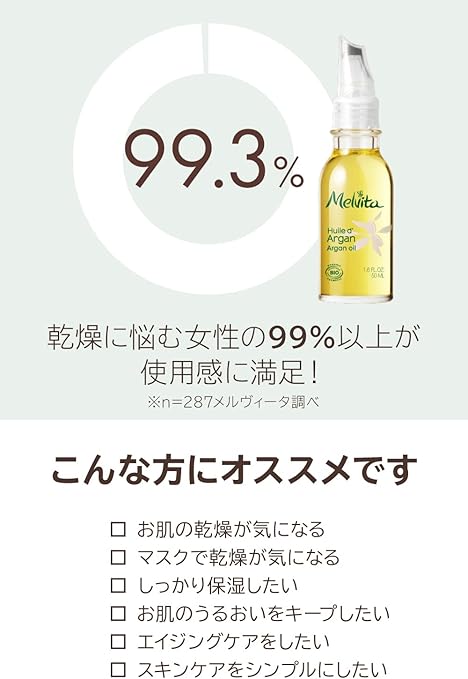 5周年記念イベントが 2本セット メルヴィータ アルガン オイル 50ml