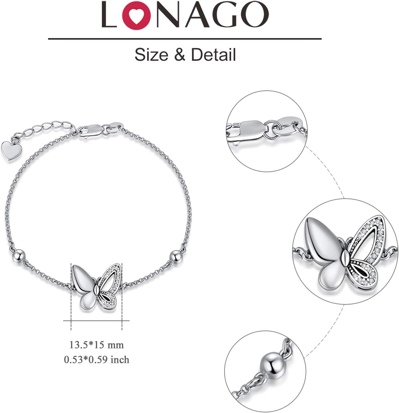 Butterfly/Sunflower/Red Cardinal/Hummingbird Cremation Jewelry 925 Sterling Silver Urn Bracelet Ashes Keepsake Hair Memorial Always in My Heart Locket for Women Mom