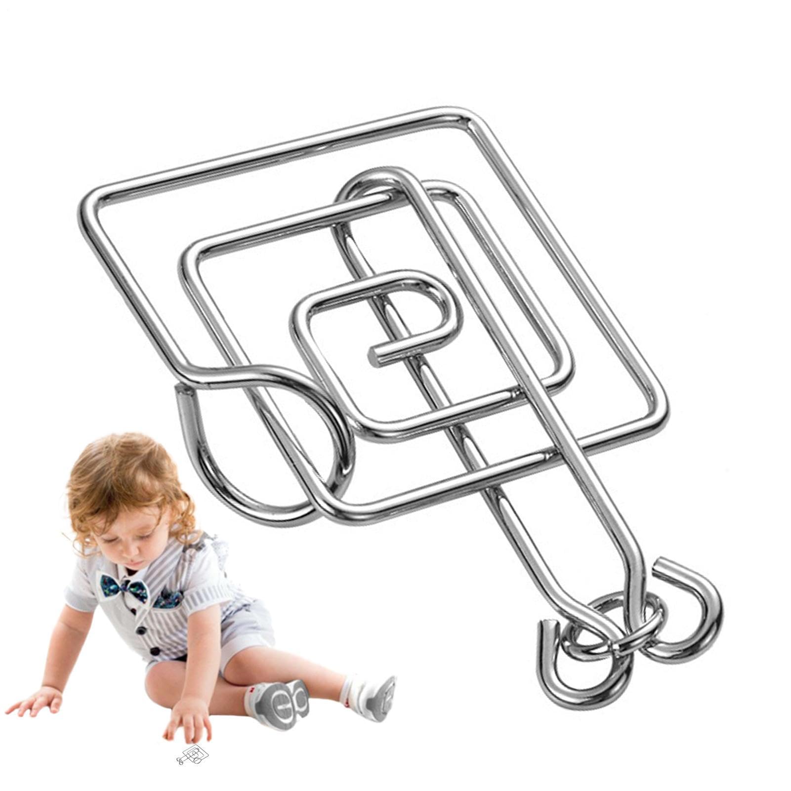 Casse-tête Puzzles En Métal Pour Et Adultes - Désenchevêtrement Déverrouiller Interlock Toys IQ Puzzle Casse-tête - Assortiment Jouets Puzzle En Métal Pour Cadeaux, Cadeaux, Prix