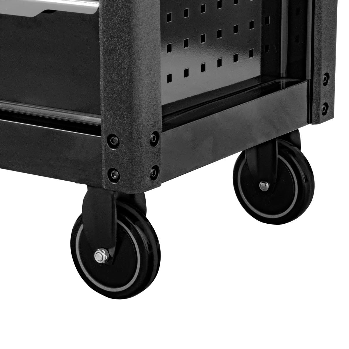 JOMAFA Carro de Taller Grande de 13 cajones con Bandeja de Madera, Edición XXL con 6 modulos de Herramientas Azul