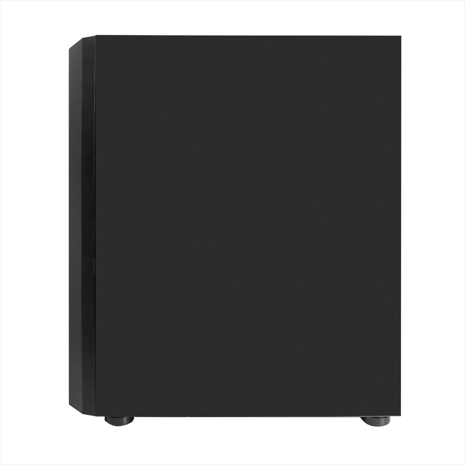 Nuwo Blitz R26 Nero Case Micro-ATX per PC Desktop Office Gaming Mini Tower 0.50MM SPCC 3 Ventole LED FRGB Illuminazione Arcobaleno Fissa Pannello Laterale in Vetro Temperato (AxPxL: 390x346x200 mm)