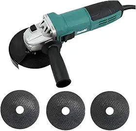 Hanabi Esmerilhadeira e Lixadeira 110V 11,000rpm Angular 3x 5 Polegadas 125mm 960W Potente e Versátil Ideal para Trabalhos de Corte e Desbaste