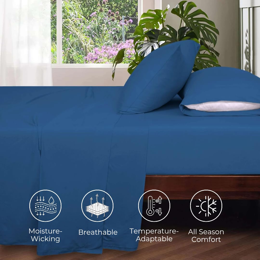 Amazon｜Briarwood Home 150GSM 単色 ジャージ 深型ボックスシーツ
