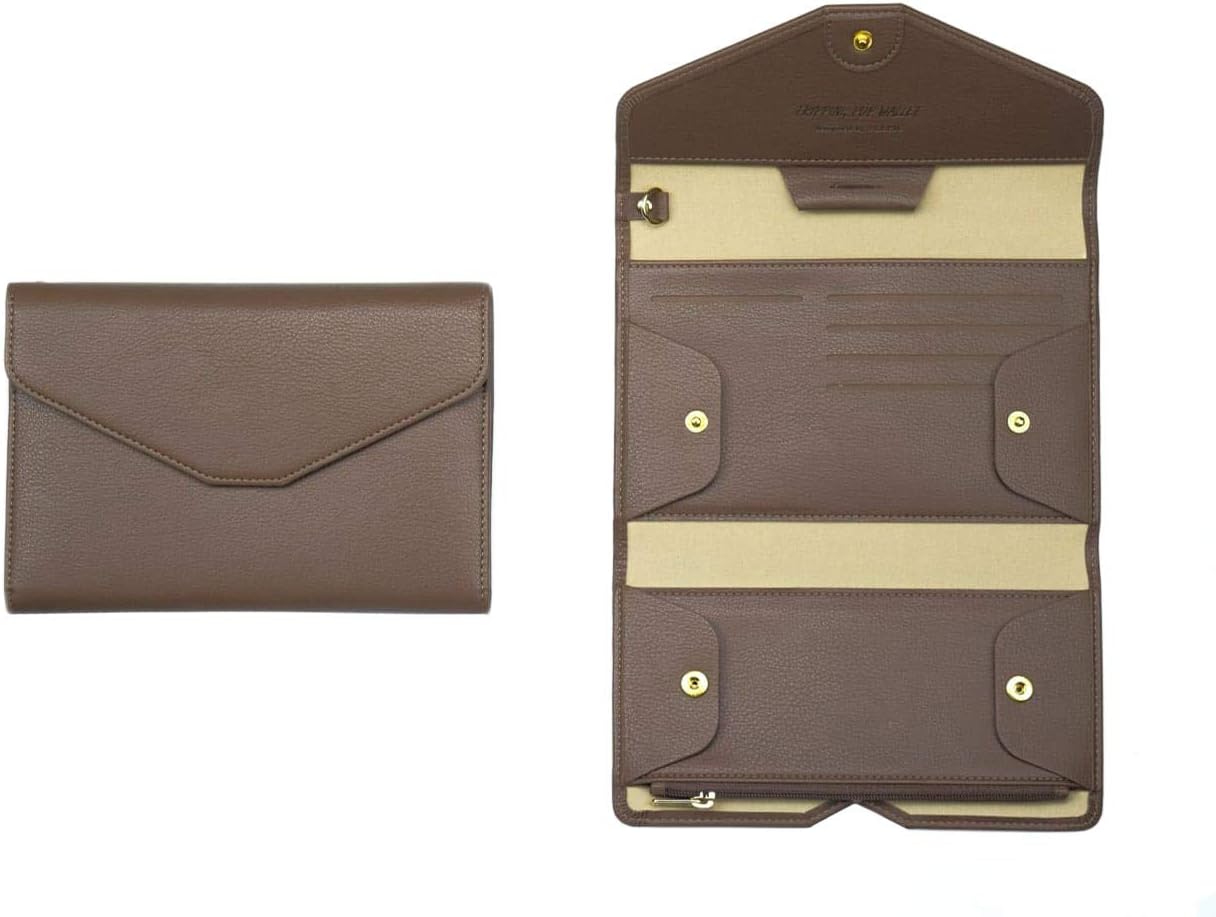 Plepic Tripping Pop Wallet (Ash Brown)