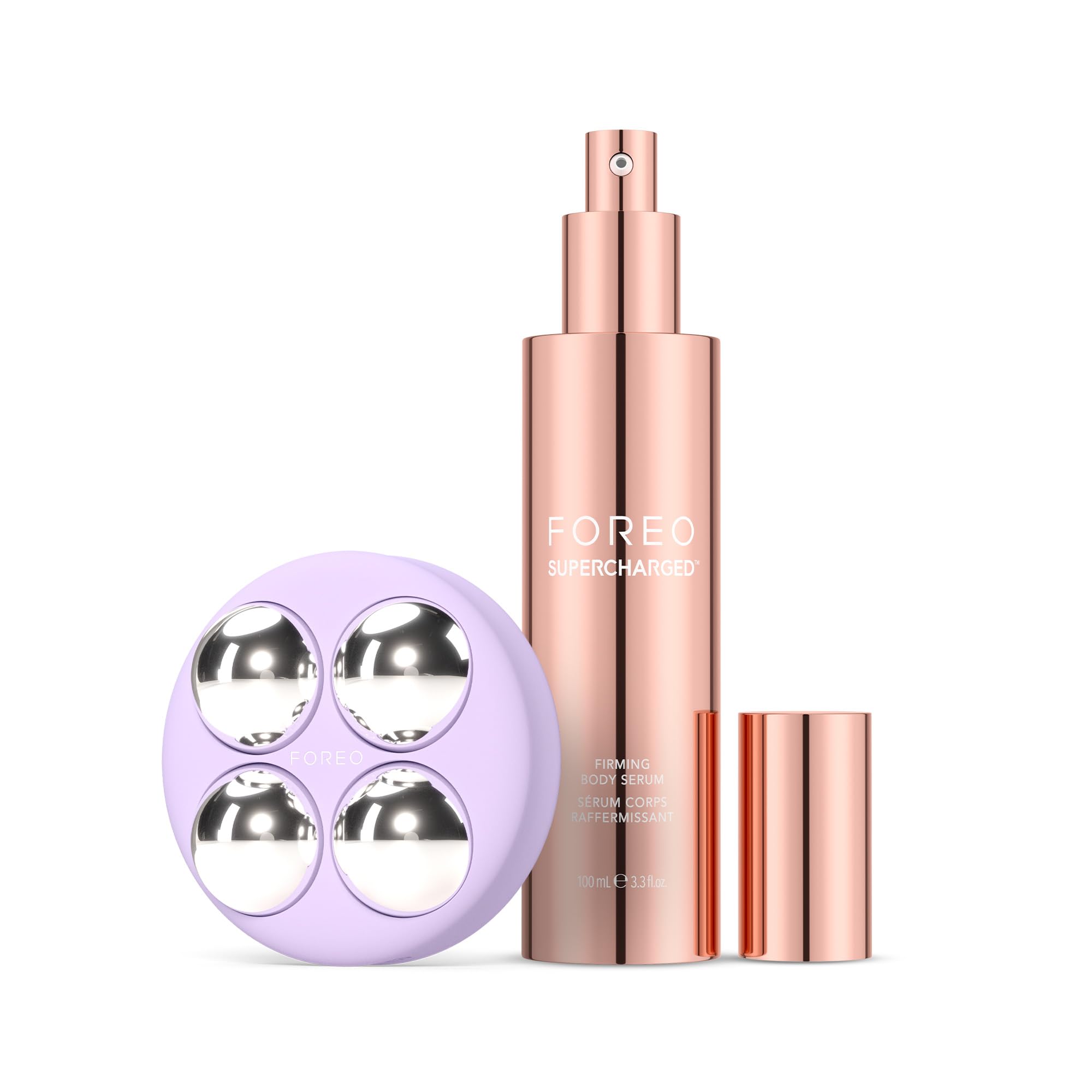 FOREO BEAR 2 Body Advanced Microcurrent Sculpting Machine + Conductive SUPERCHARGED Firming Serum - Cellulite Massager & Lymphatic Drainage - Firm, Contour & Smooth - Body Massager