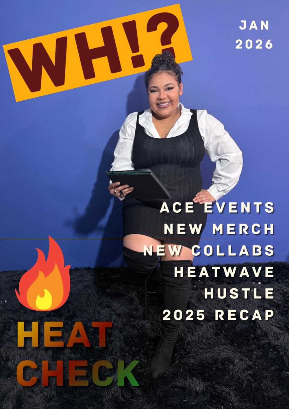 WH!?: Vol. 6, no. 1 (What’s Hot!? Magazines)      Paperback – Large Print, January 26, 2026