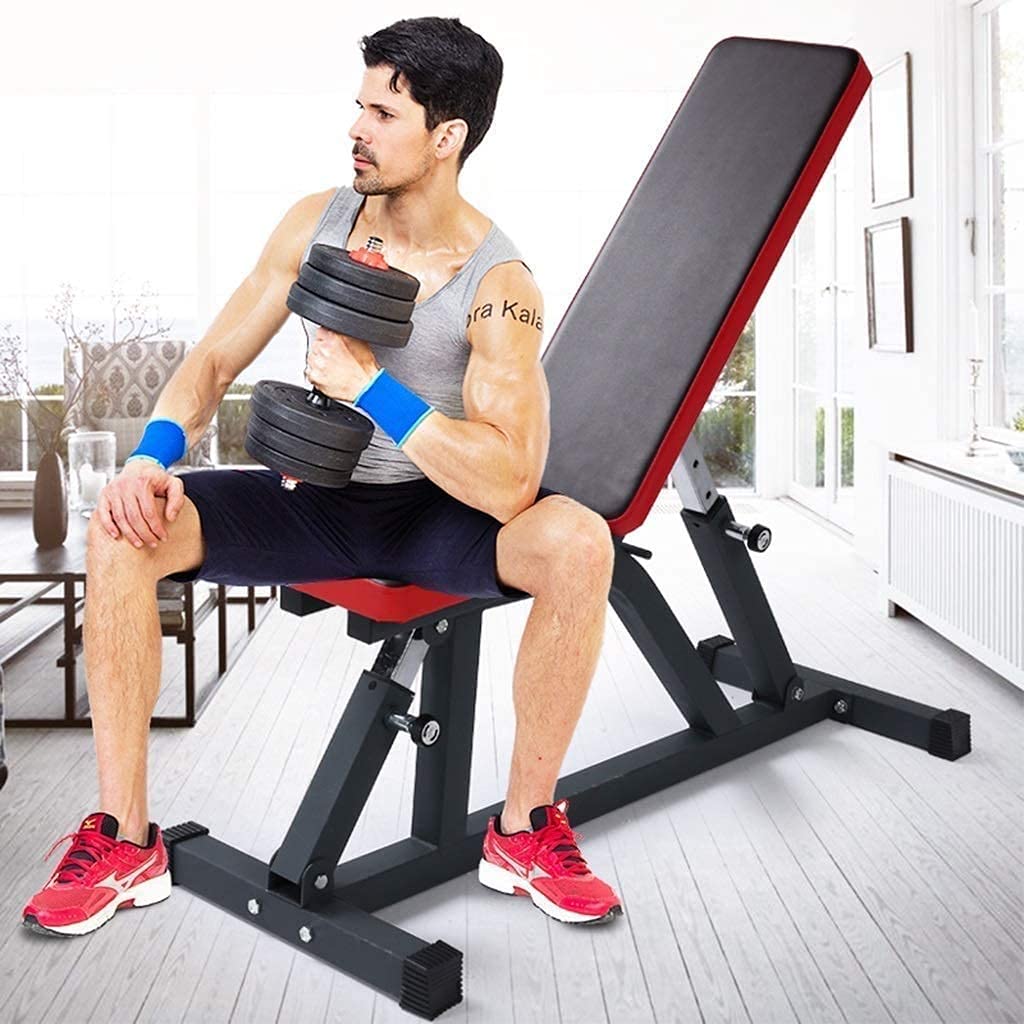 Ławka do ćwiczeń Ławka do ćwiczeń w domu Ławka do hantli Ławka do ćwiczeń, ławka do ćwiczeń z hantlami Wielofunkcyjny sprzęt fitness Urządzenie do podnoszenia ciężarów Deska do ćwiczeń brzucha