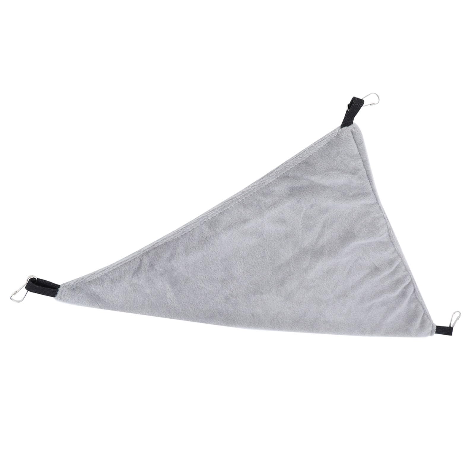 Hammock Hanging Bed, for Small Pets - Suitable Pet Squirrel Beds Hamsters, S, Birds Easy to Install and Hamster Sugar Glider Guinea Pig (Gray)