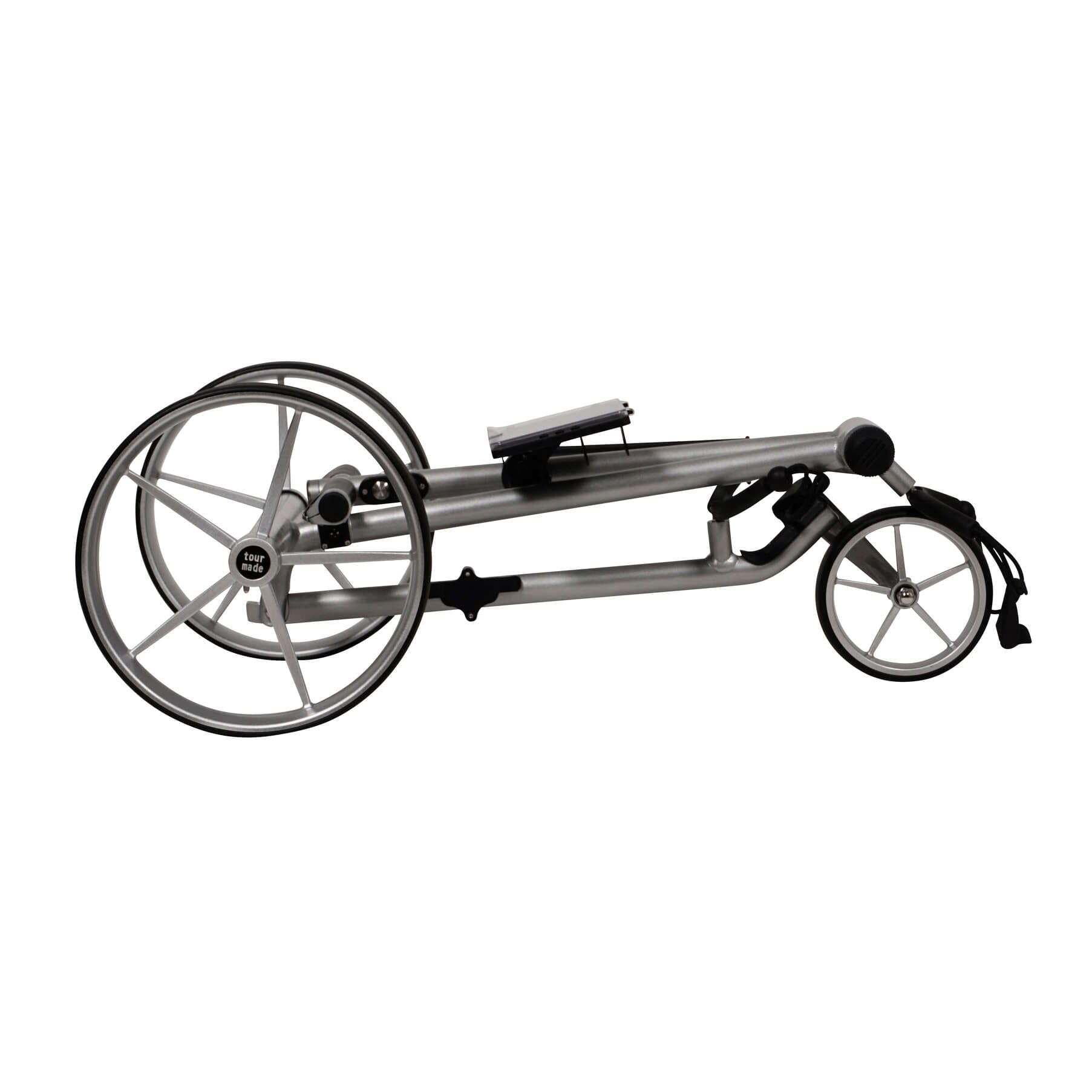 tour made RT-670S - Trolley da golf elettrico, pesa solo 5,5 kg, grazie al freno di stazionamento, al freno di discesa e al bilanciamento delle pendenze, ideale per luoghi montuosi, marchio tedesco