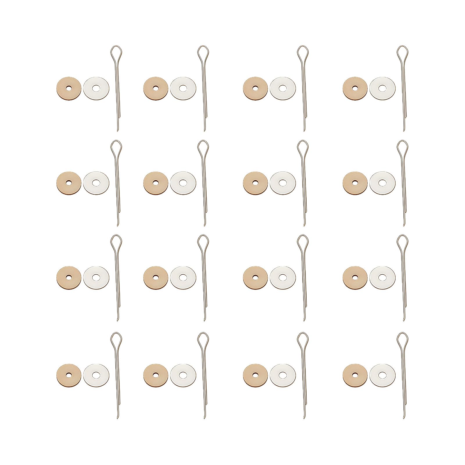 Piceioep 15PCS 11.5mm Miniature Doll Joint Connectors Doll Making Joint Hardware Accessories for Plush Toy and Model Repair Flexible Joints for Craft