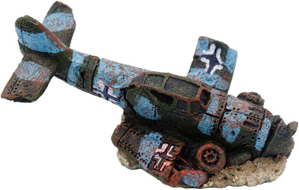 Forest Guys Aquarium Décor Ornaments Plane