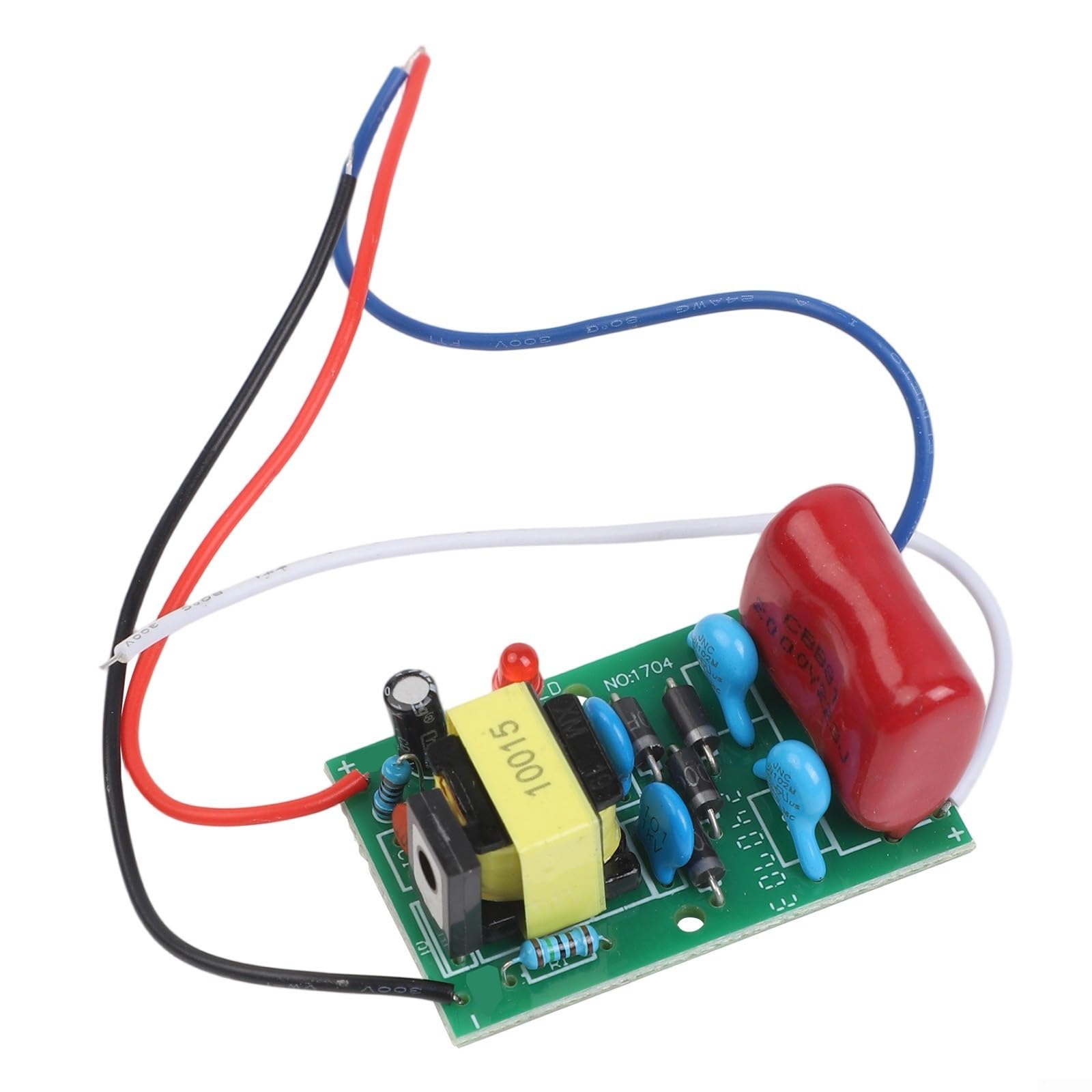 Gdfnmogo Module d'alimentation Boost DC-DC 3,7 V 4,2 V 2 A vers 2000 V Convertisseur haute tension pour instruments électroniques expériences scientifiques négatifs pour générateurs d'ions