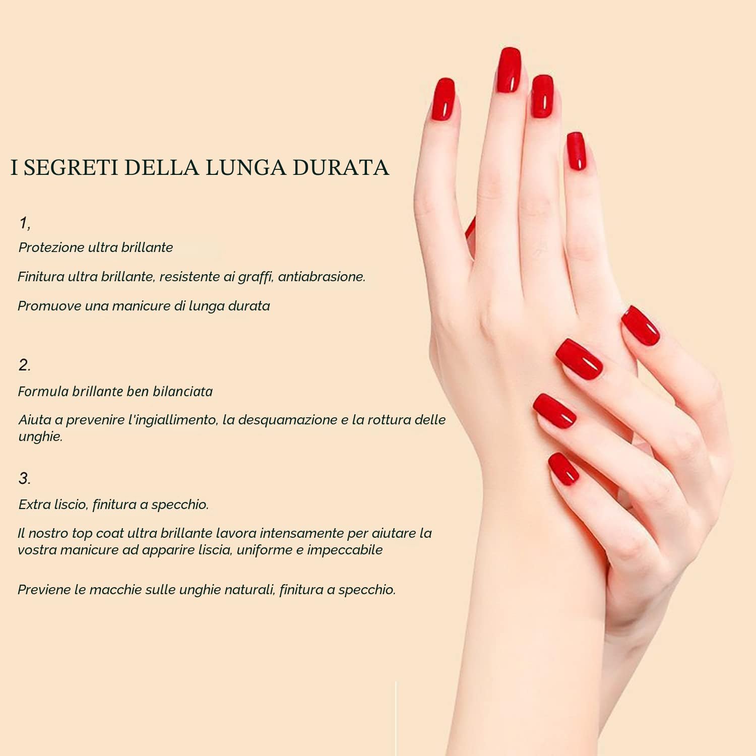 Vishine Smalto gel semipermanente ultra lucido, finitura lucida, 2 x 16 ml, top coat no wipe