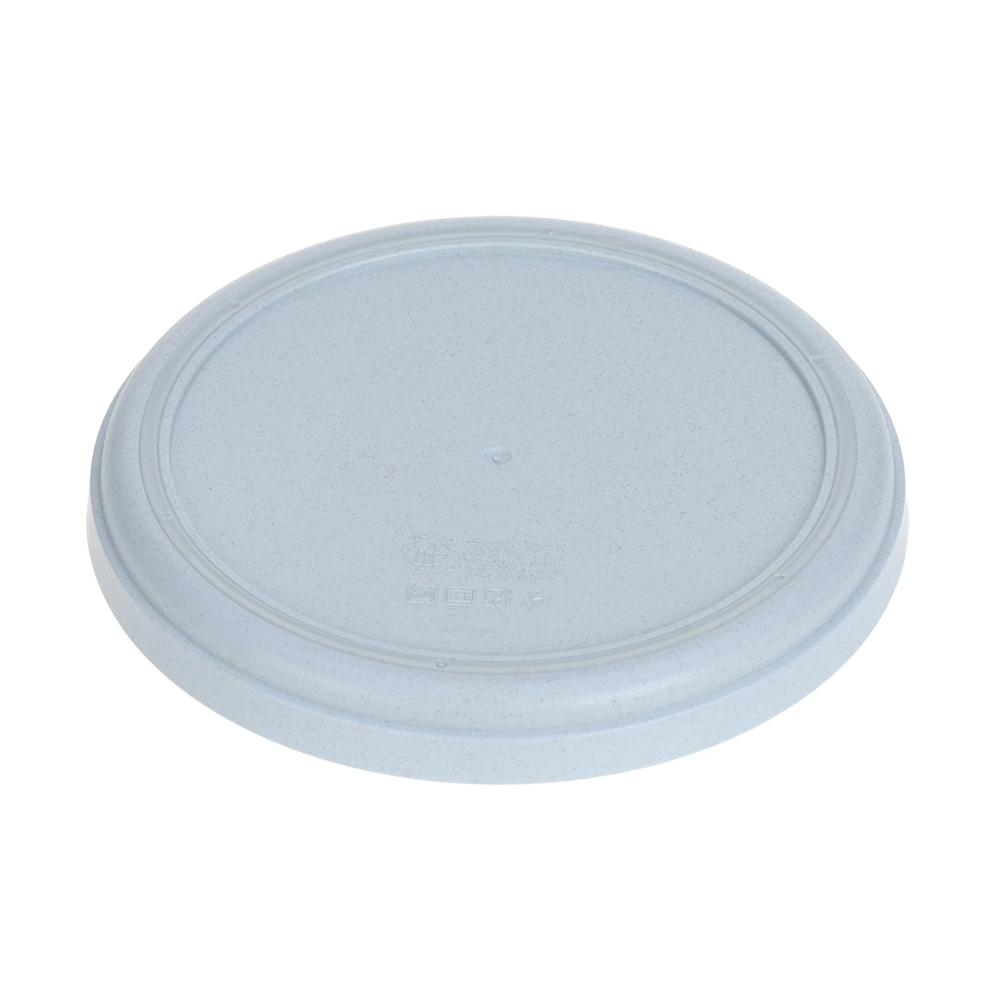 LÄSSIG Ensemble de vaisselle pour enfants (assiettes, tasses, bols, cuillères) sans mélamine, sans BPA, pour lave-vaisselle et micro-ondes/Dish Set Happy Fruits Lemon