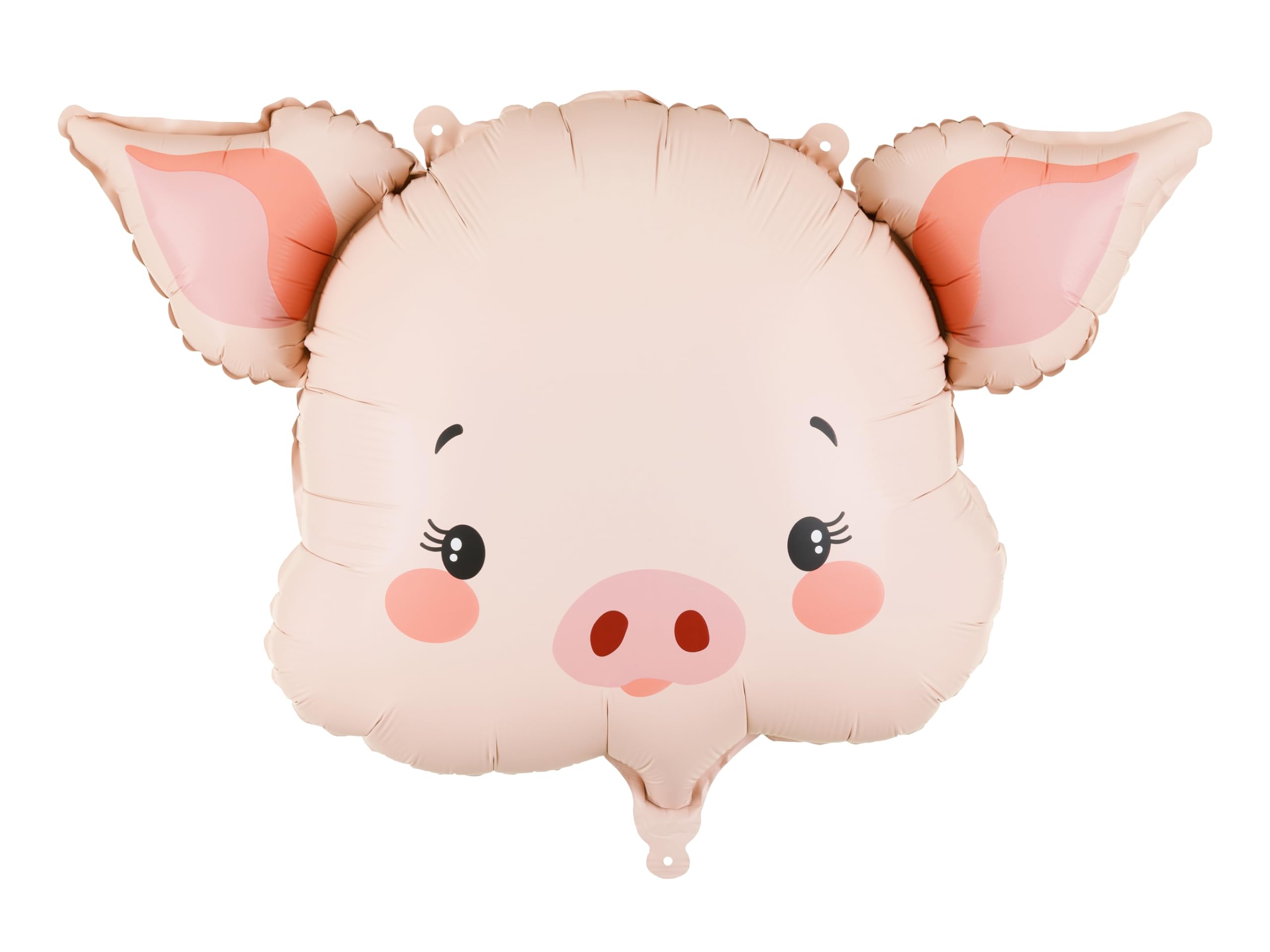 Foil Balloon Pig 61 x 36 cm for Air or Helium - Animal Balloon Pig Figure - Balloon for Children's Birthday Farm Party Baby Shower - Foil Balloon as Party Decoration - Pink - 1 Piece