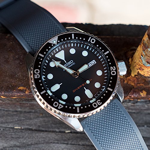 Image of BARTON Elite Silicone Watch Bands - Quick Release - Choose Strap Color & Buckle Color (Stainless Steel, Black PVD or Gunmetal Grey) - 18mm, 20mm, 22mm & 24mm Watch Straps