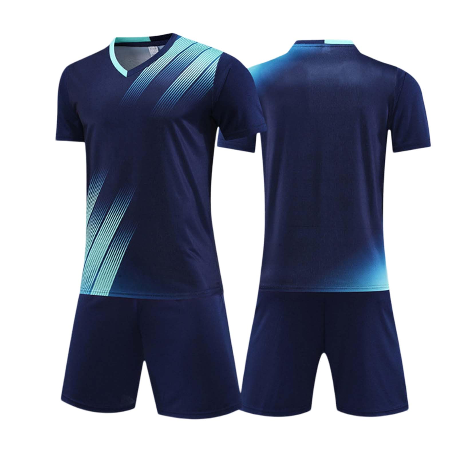RRrongwn Maillot de football à manches courtes pour adultes et enfants avec nom numéro d'équipe et logo