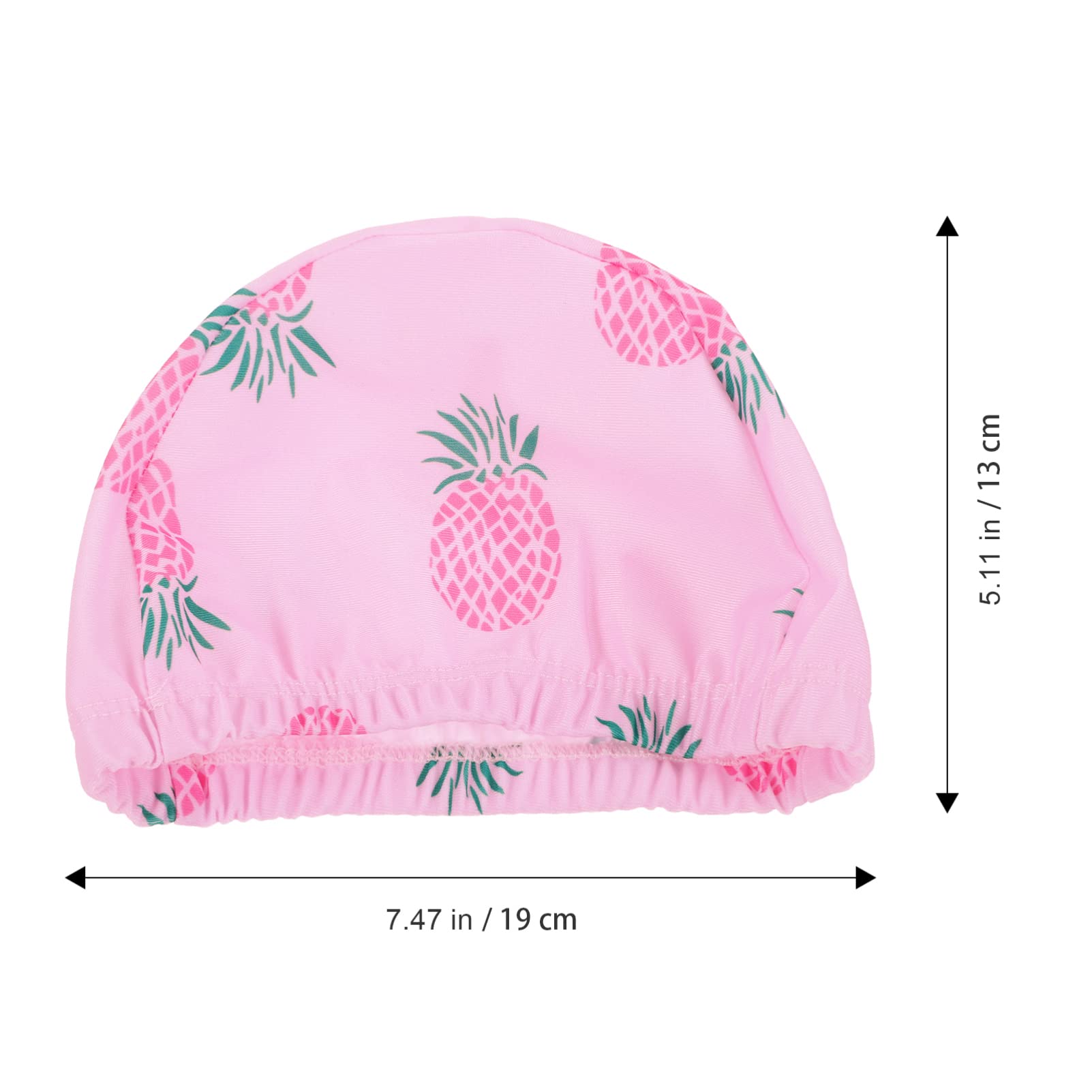 ibasenice Gorro De Natación para Gorro Flexible Y Transpirable con Diseño De Piña Rosa para Mantener El Cabello Seco para Niñas