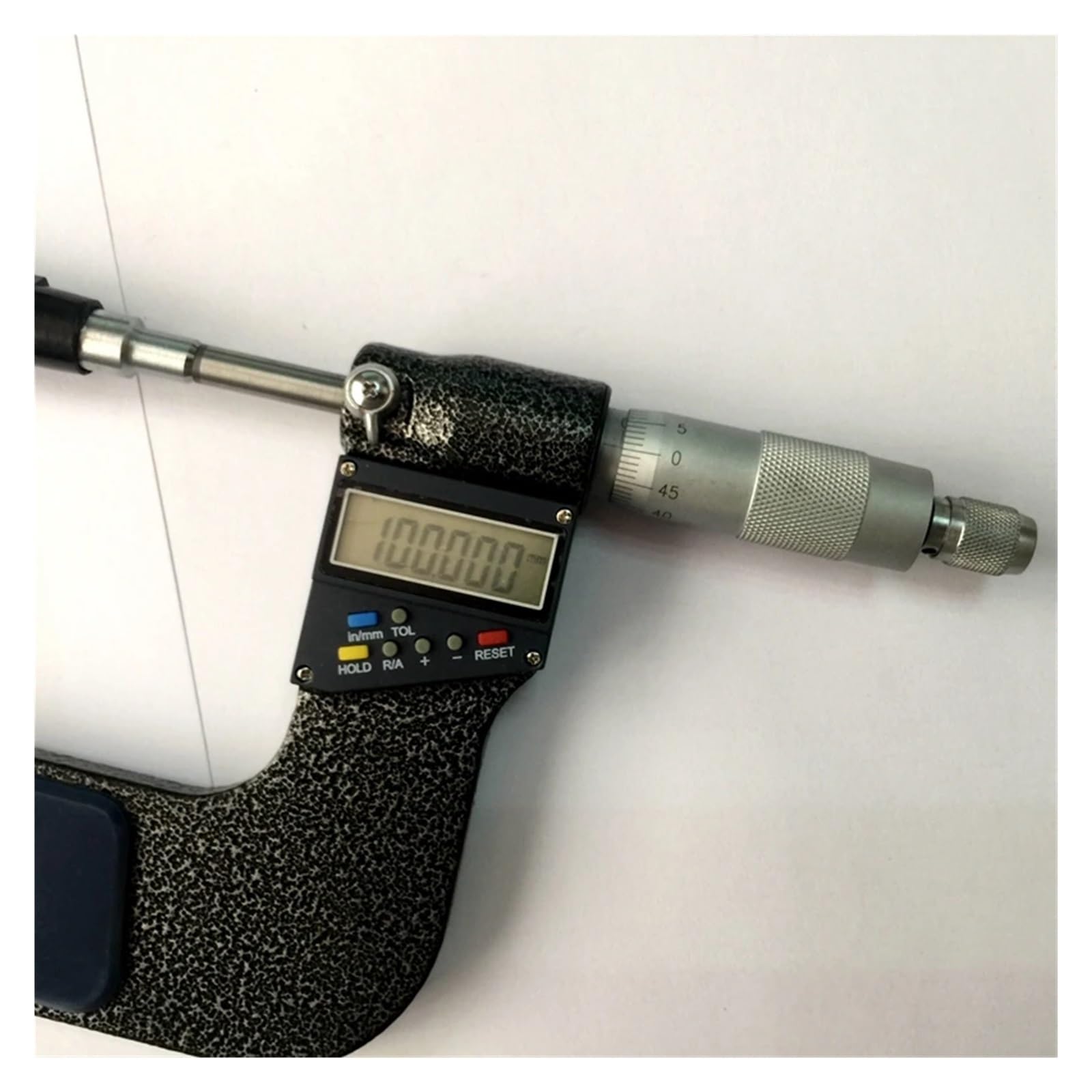 Micrómetro digital Micrómetro digital electrónico de 0,001 mm Micrómetros exteriores de 100-125 mm Calibre de 4-5" Medidor con punta de carburo Herramientas de medición