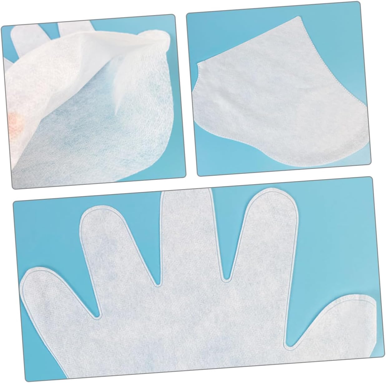 NOLITOY Disposable Paraffin Wax Hand and Foot Covers for Spa and Beauty Treatments Hand Masks Foot Masks for Dry Skin and Cracked Heels