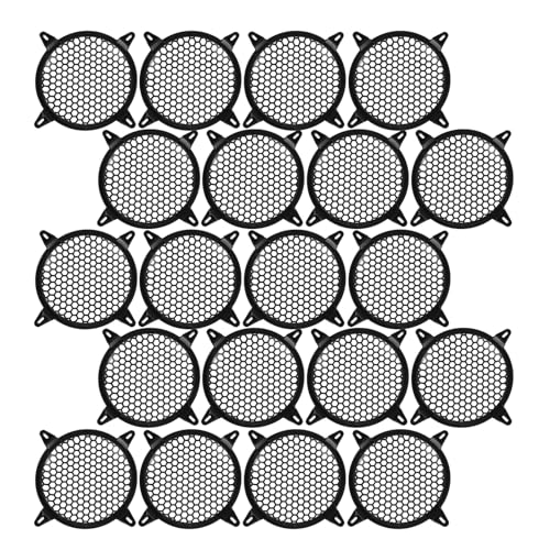 20 Fundas protectoras para altavoces y rejillas de subwoofer negro para audio de coche