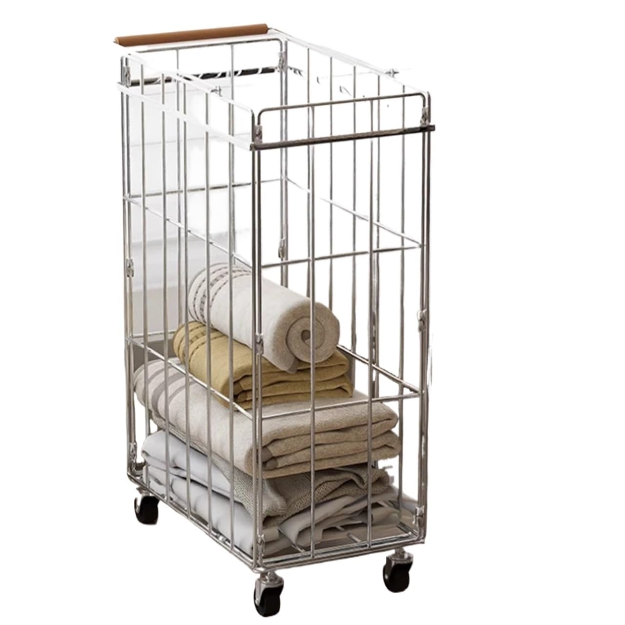 Laundry Trolley Stylish Laundry Basket Cart