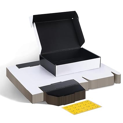 PHAREGE 9x6x2 White Gift Shipping Boxes 20 Pack