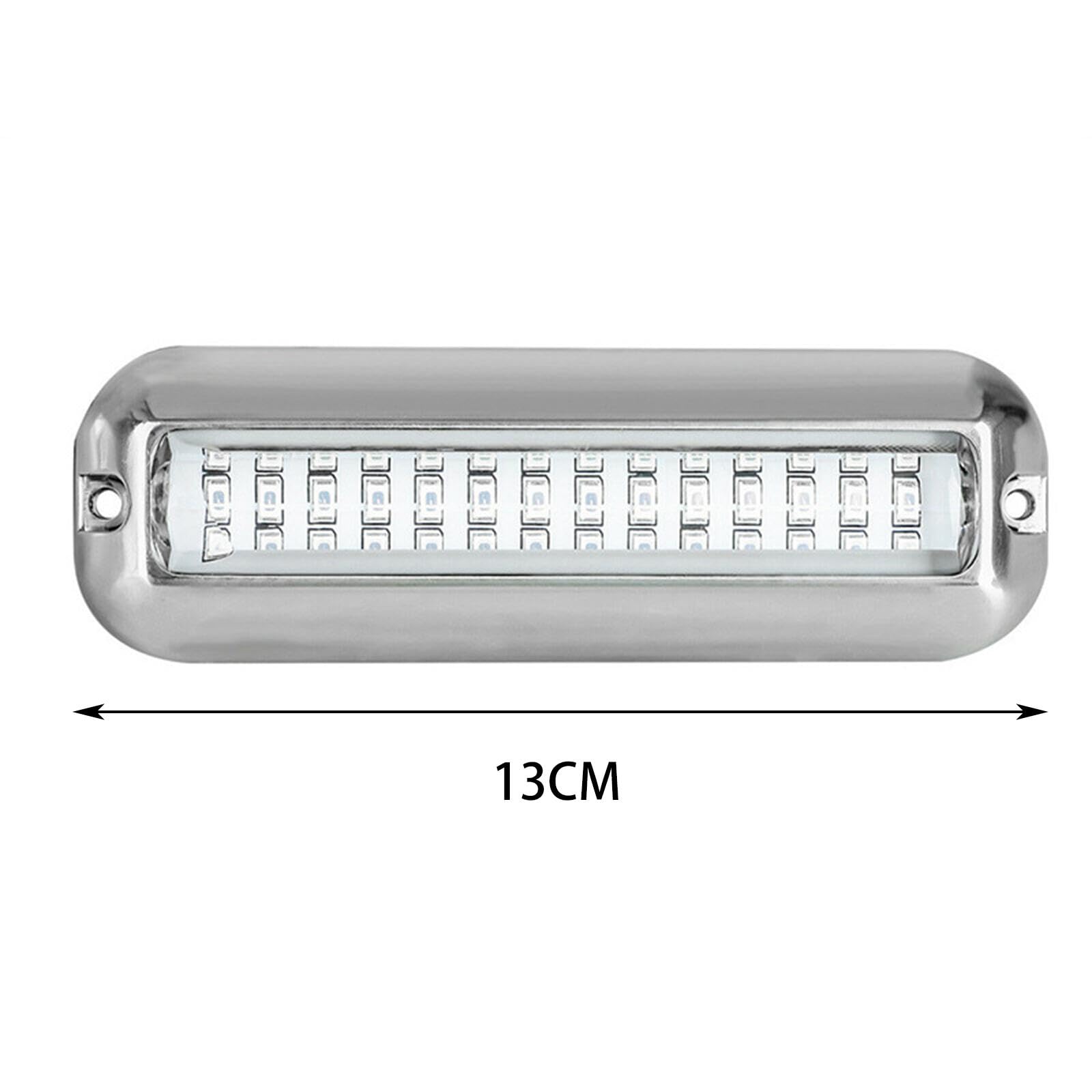 TISHITA 4 Pezzi Luci Poppa Barca LED Sottomarine Impermeabili Inox Alta Luminosità Resistenza Duratura Adatte per Immersioni Notturne Uso su Barche E Yacht